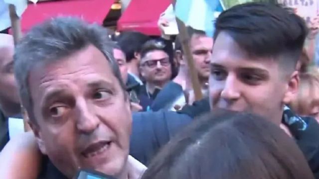 Sergio Massa deslizó un comentario polémico durante la marcha en defensa de la Universidad Pública